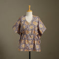 Sanganeri Block Print Cotton Kaftan (Short)