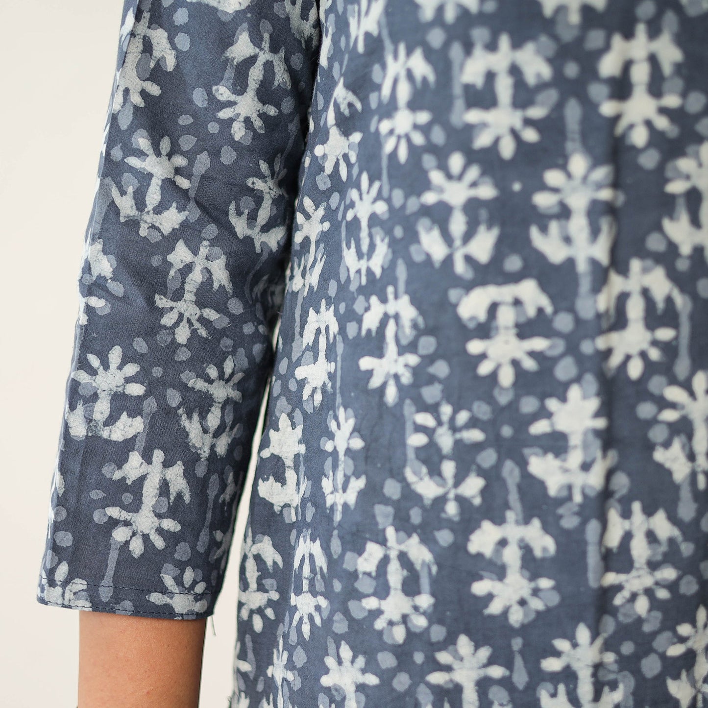 Buy Sanganeri Block Printed Cotton Kurta with Palazzo & Dupatta Set 12 Online at iTokri.com