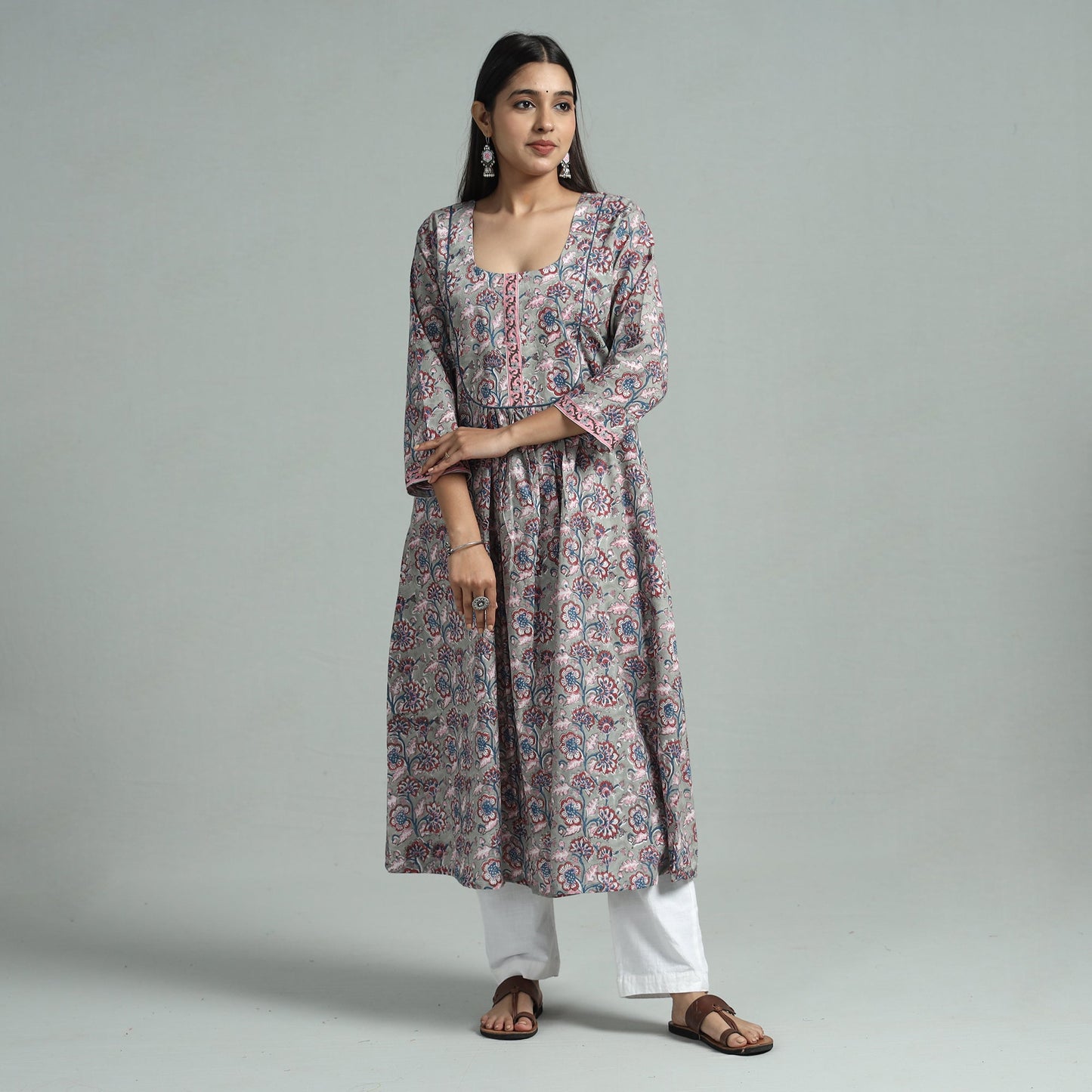 Sanganeri Block Printed Kurta