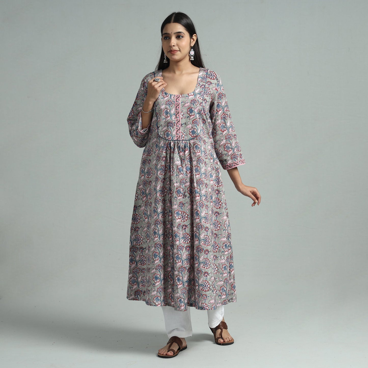 Sanganeri Block Printed Kurta