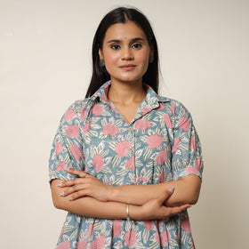  Sanganeri Block Printed Cotton Co-Ord Set 16 Online at iTokri.com