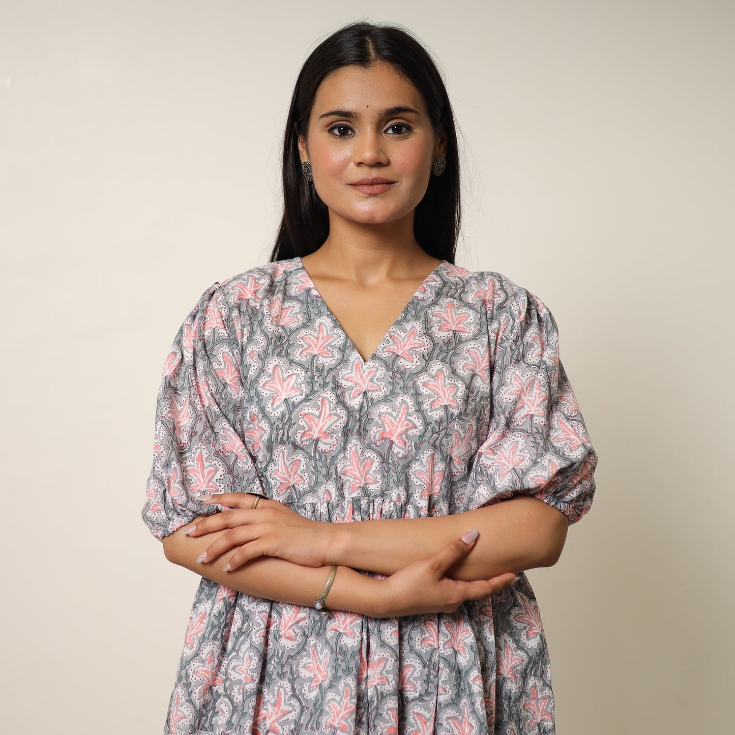 Buy Sanganeri Block Printed Cotton Co-Ord Set 30 Online at iTokri.com