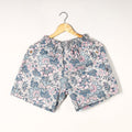  Sanganeri Block Printed Cotton Unisex Boxer/Shorts 
