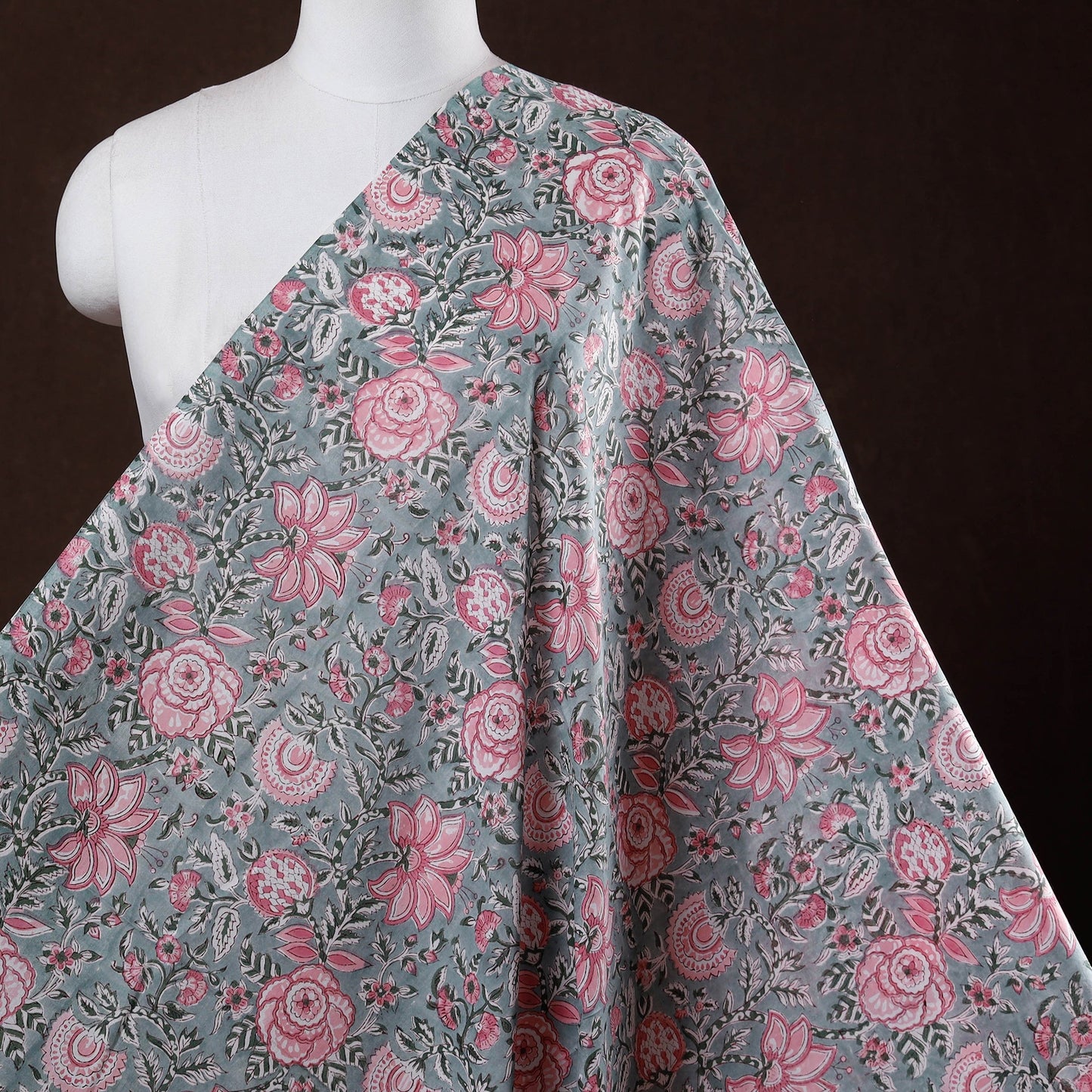 Sanganeri cotton fabric 21 - handcrafted