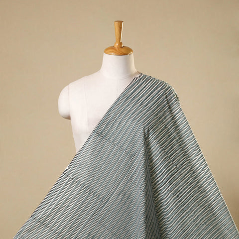Grey - sanganeri cotton fabric 56 - handcrafted