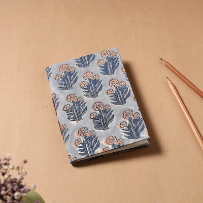 Buy Sanganeri Fabric Cover Handmade Paper Notebook Online at iTokri.com