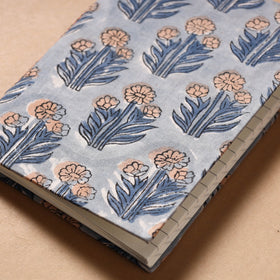 Buy Sanganeri Fabric Cover Handmade Paper Notebook Online at iTokri.com