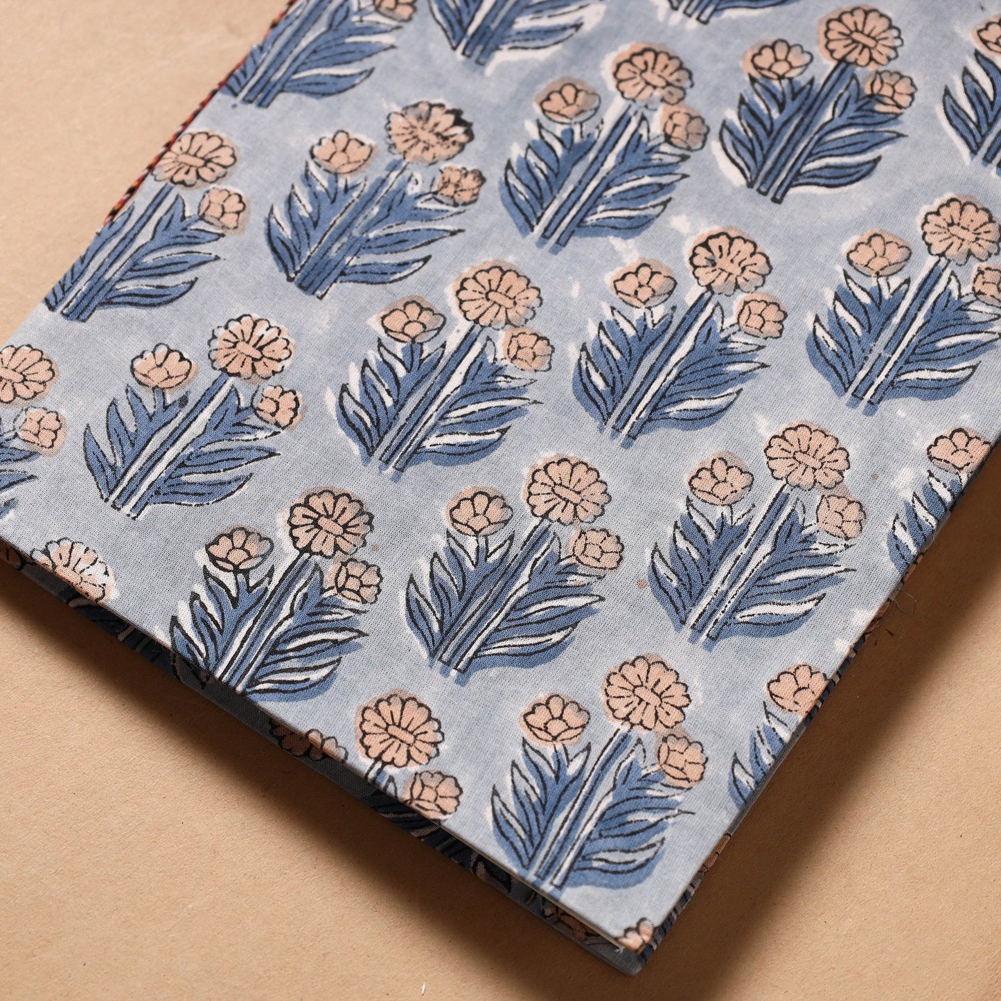  Sanganeri Fabric Cover Handmade Paper Notebook 