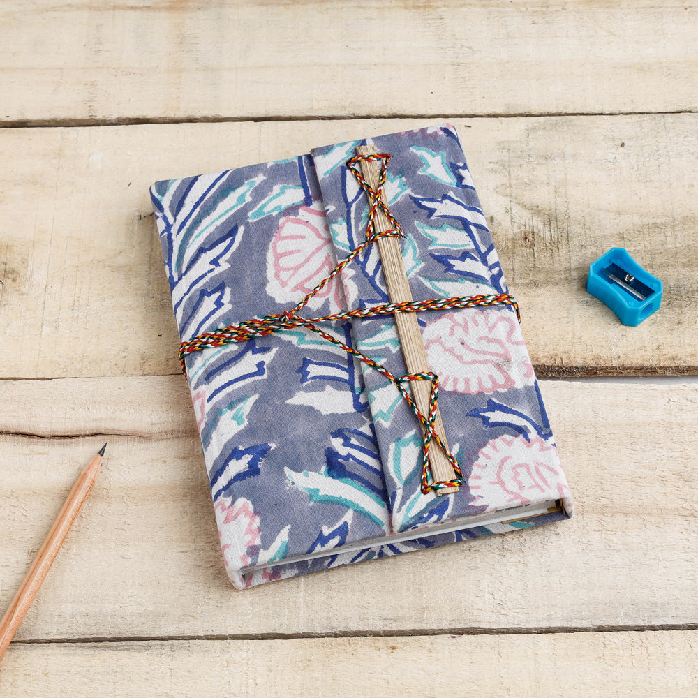  Fabric Cover Handmade Paper Notebook with Thread Lock 
