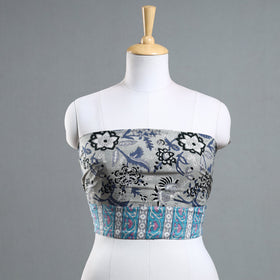 Buy Sanganeri Block Printed Cotton Blouse Piece 