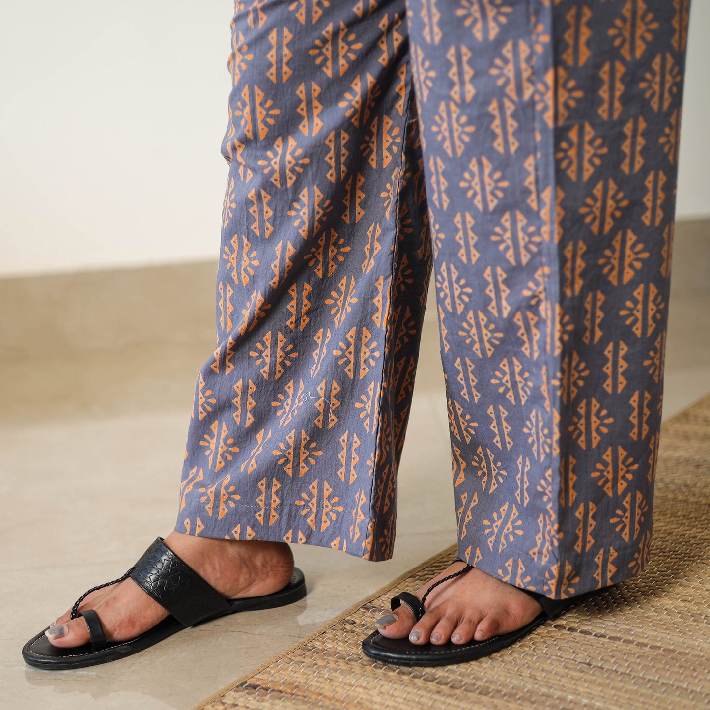 Buy Sanganeri Block Printed Cotton Kurta with Palazzo & Dupatta Set 13 Online at iTokri.com