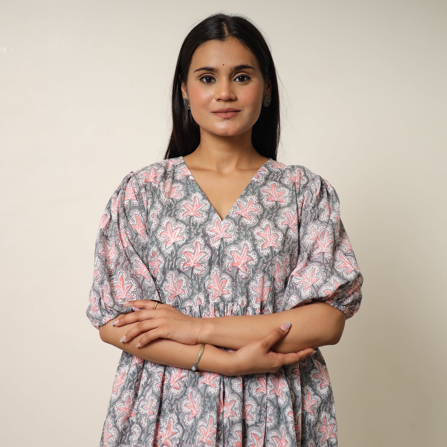 Buy Sanganeri Block Printed Cotton Co-Ord Set 30 Online at iTokri.com