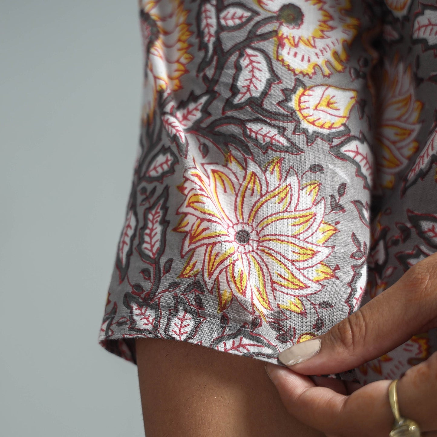  Sanganeri Block Printed Cotton Long Kurta Online 