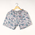  Sanganeri Block Printed Cotton Unisex Boxer/Shorts 