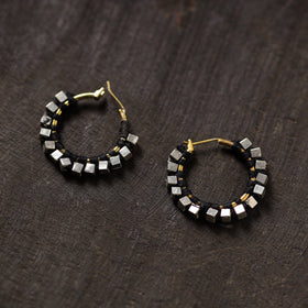 Buy Sanvi Handmade Thread & Brass Bead work Earrings 10 Online at iTokri.com