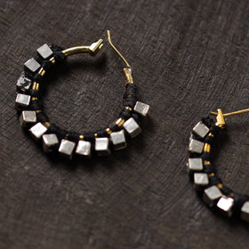 Buy Sanvi Handmade Thread & Brass Bead work Earrings 10 Online at iTokri.com