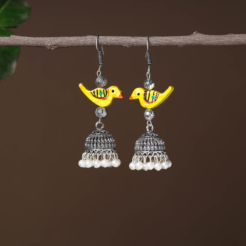 Sara Handcrafted GS Jhumki Beaded Earrings