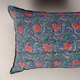 Grey Set of 2 Sanganeri Block Print Cotton Pillow Covers