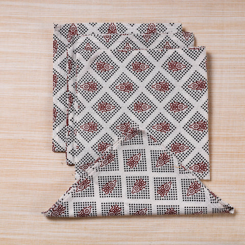 Grey Handmade Cotton Fabric Table Napkins 