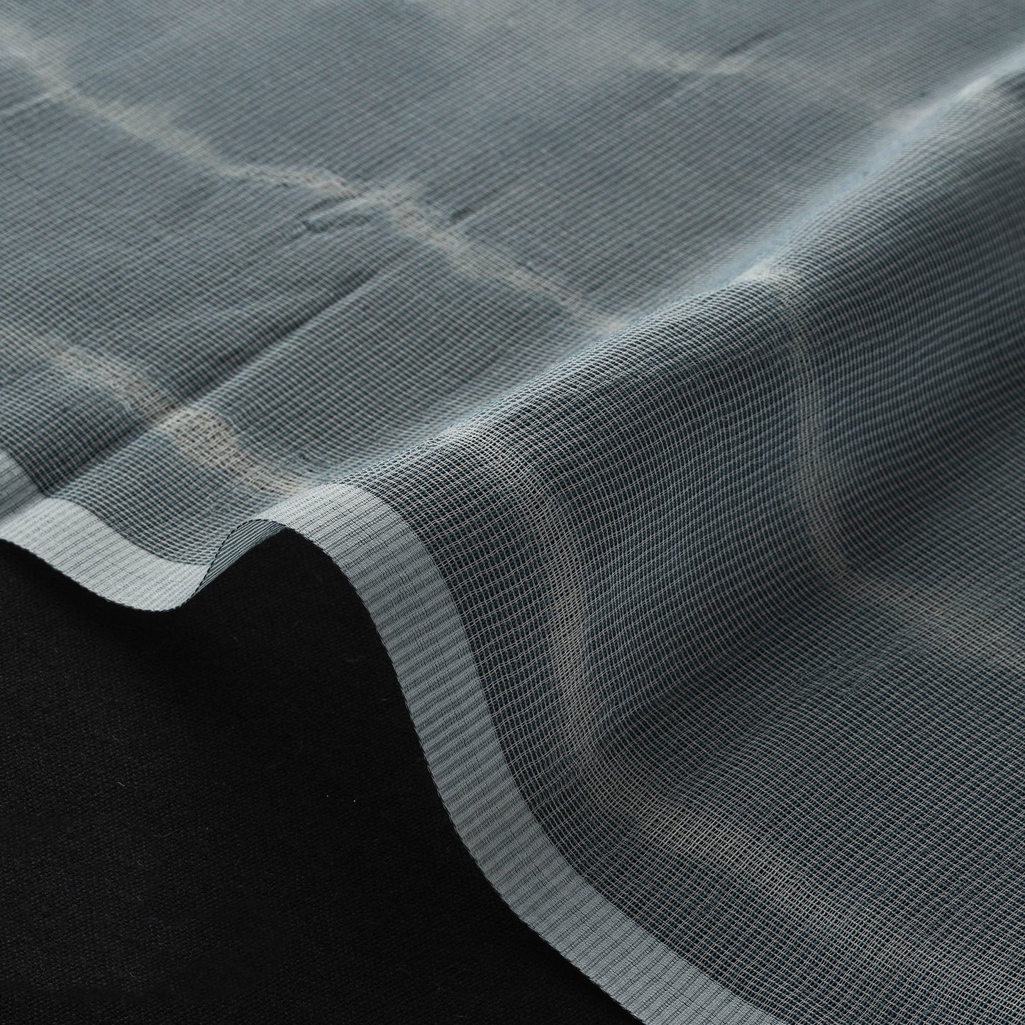 Shibori tie-dye kota doria cotton fabric 27 - handcrafted