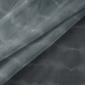 Shibori tie-dye kota doria cotton fabric 27 - handcrafted
