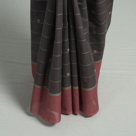  Srikakulam Handloom Jamdani Buti Cotton Saree with Tassels Online at iTokri.com