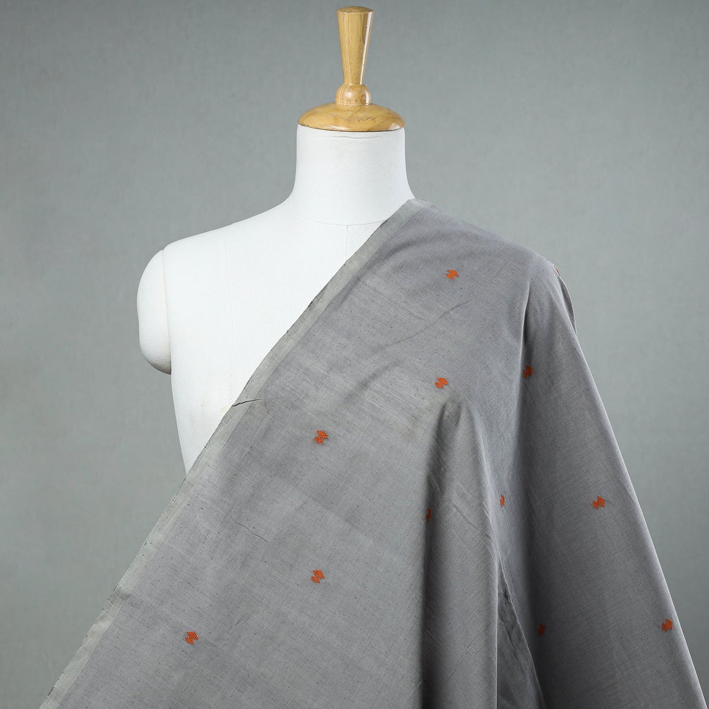 Buy Srikakulam Jamdani Buti Pure Handloom Cotton Fabric Online at iTokri.com