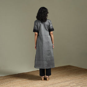 Straight cotton dharwad kurta for women 25 - handcrafted