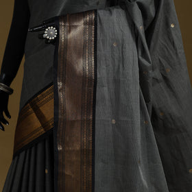 Thread buti cotton kanchipuram saree with border 54