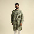 Buy Tie-Dye Cotton Long Bandhani Kurta for Men