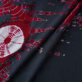 Grey Tie-Dye Cotton Shibori Fabric 