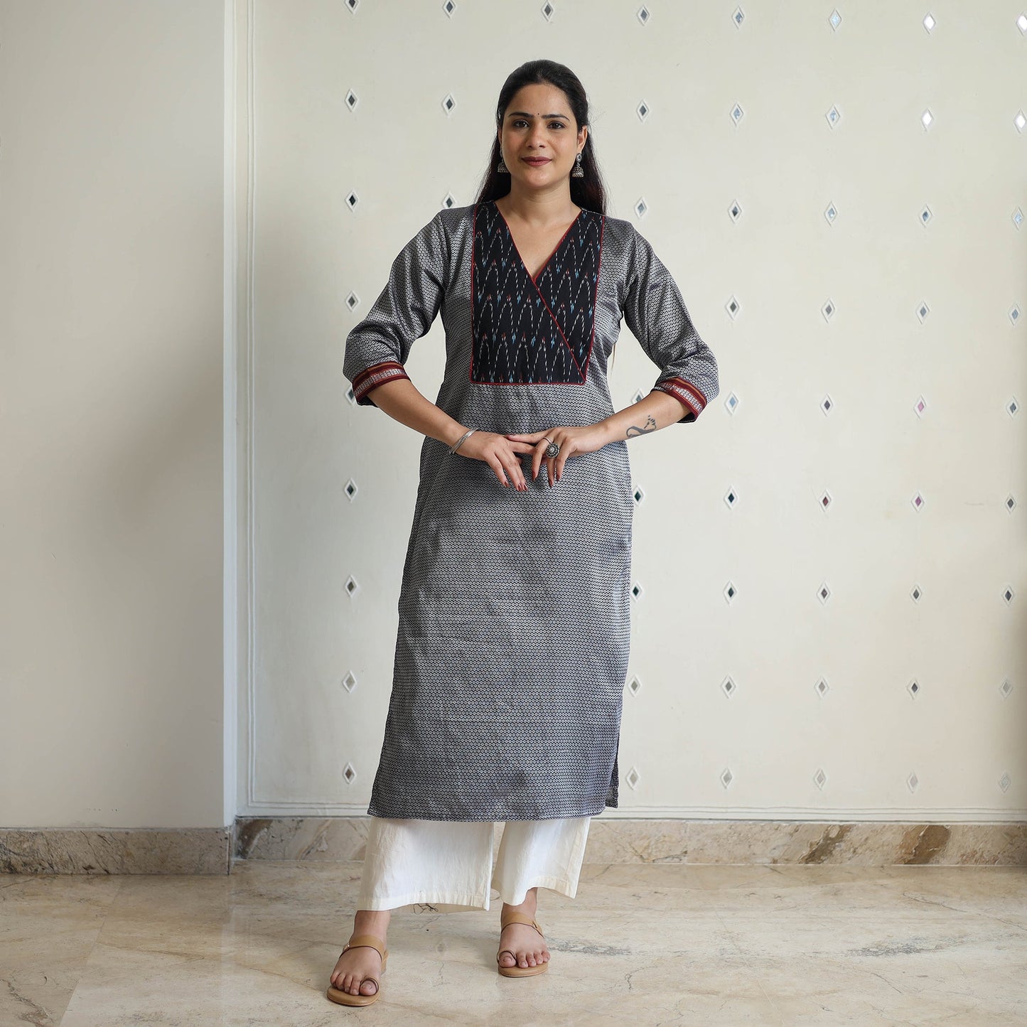 Traditional Khun Straight Kurta for Women