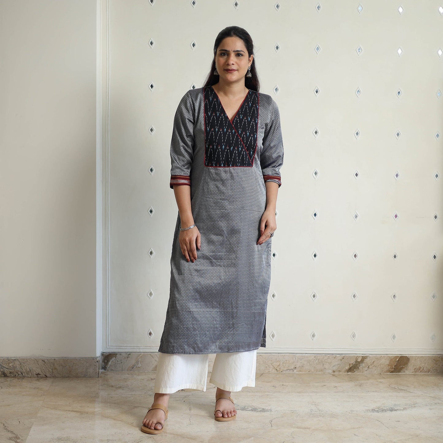 Traditional Khun Straight Kurta for Women