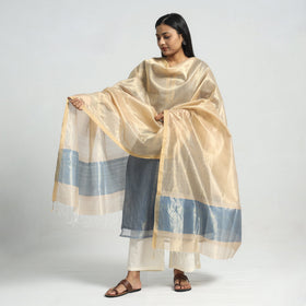  Traditional Maheshwari Handloom Silk Cotton Kurta with Dupatta Set 
