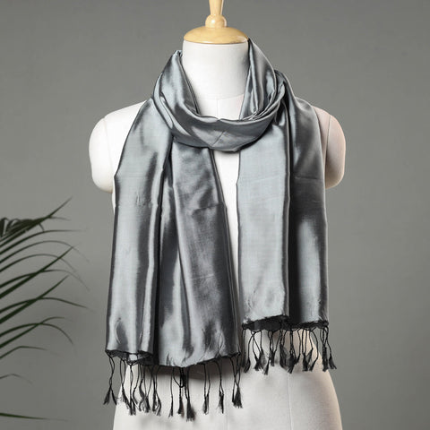  Traditional Maheshwari Silk Handloom Stole with Tassels Online at iTokri.com