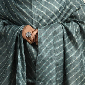  Traditional Tie & Dye Tussar Silk Leheriya Dupatta