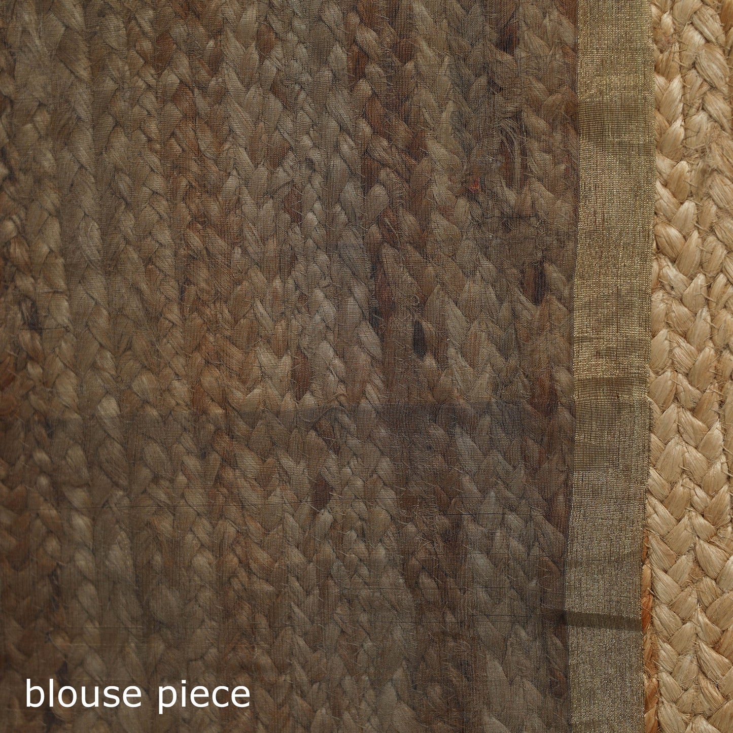 Grey - traditional tissue zari handloom chanderi silk saree