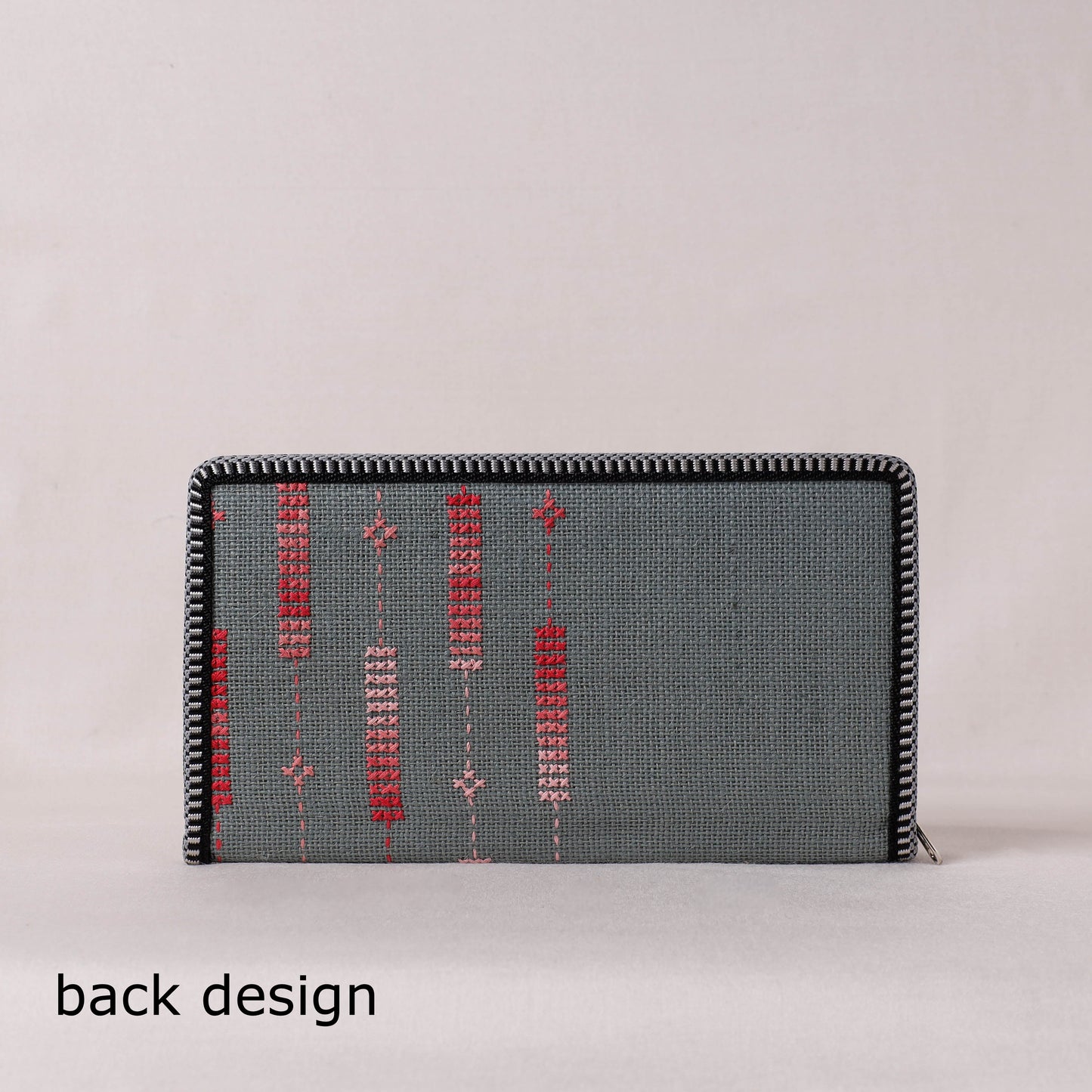  Tribal Embroidery Jute Passport Cover 