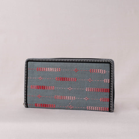  Tribal Embroidery Jute Passport Cover 