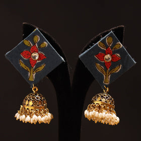 Unnati Stone Work Fabart GS Jhumka Earrings