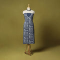 Grey - unstitched cotton bengal kantha handwork kurta