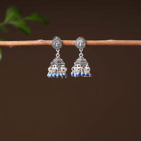  Vrinda Handcrafted GS Beaded Jhumki Earrings