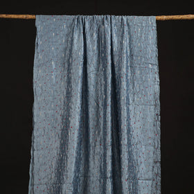 Zari buti silk tie-dye bandhani fabric 10 - handcrafted