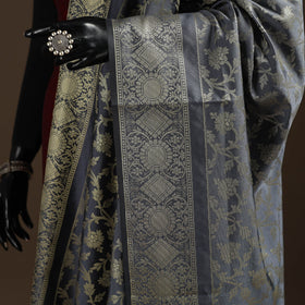 Zari work banarasi silk dupatta 17 - handcrafted
