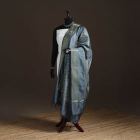 Zari work banarasi silk dupatta 21 - handcrafted