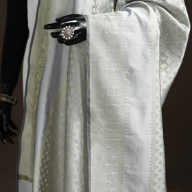 Zari work banarasi silk dupatta 23 - handcrafted