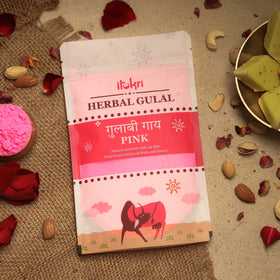  Pink Organic Herbal Gulal Holi Colour (100gm)