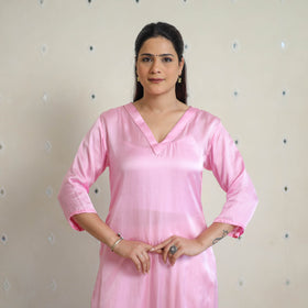  Modal Silk Plain Kurta for Women