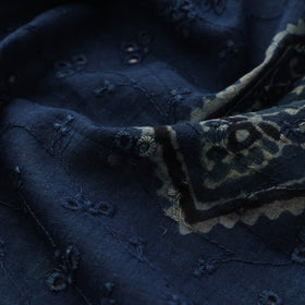 Hakoba natural dyed cotton fabric 05 - handcrafted