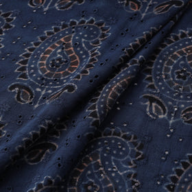 Hakoba natural dyed cotton fabric 07 - handcrafted